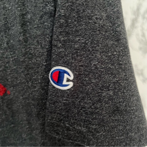 Champion Authentic Athleticwear NHL Chicago Blackhawks Tee Size L Heather Gray - Picture 4 of 6